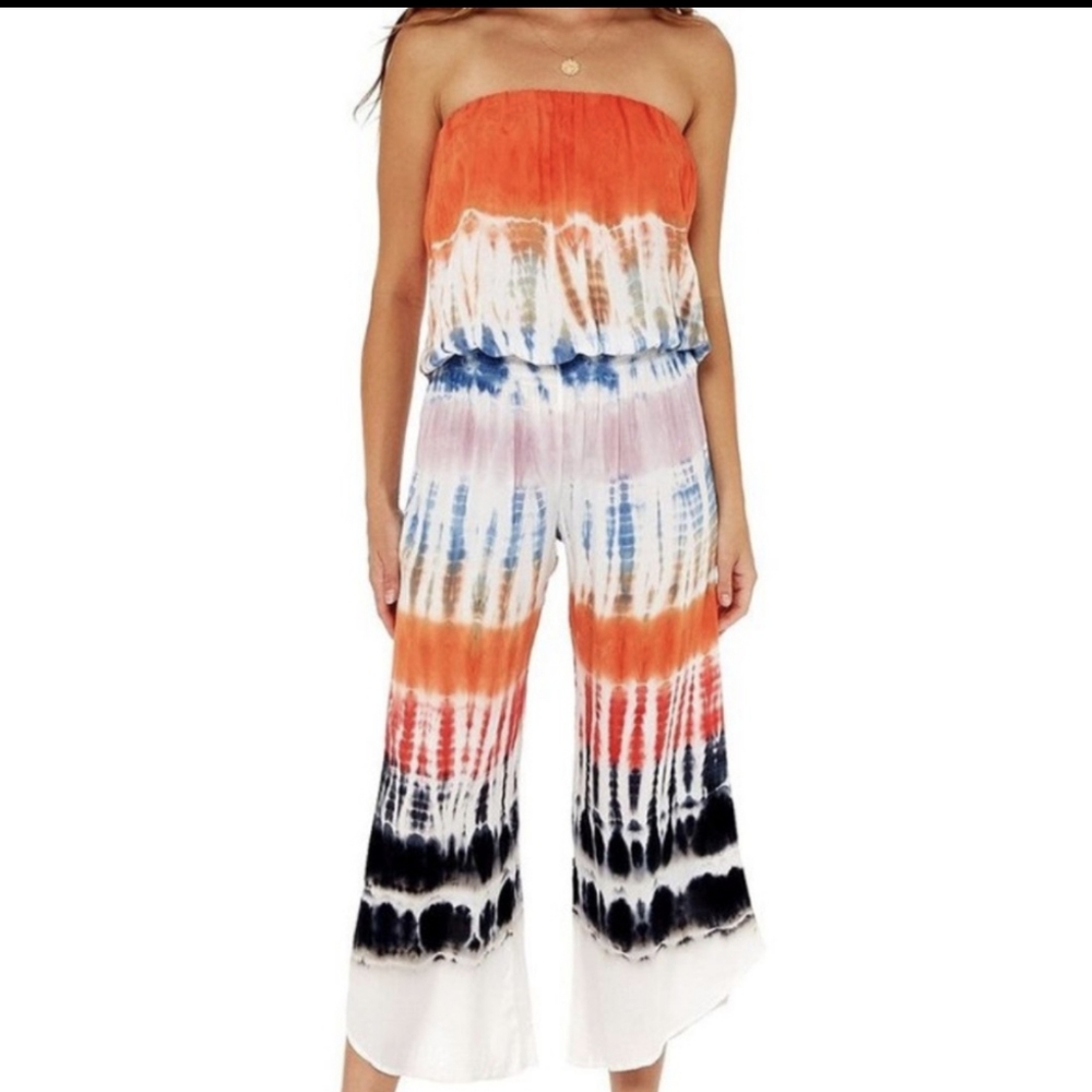NWOT Young Fabulous & Broke Aviana Jumpsuit Romper sz:M